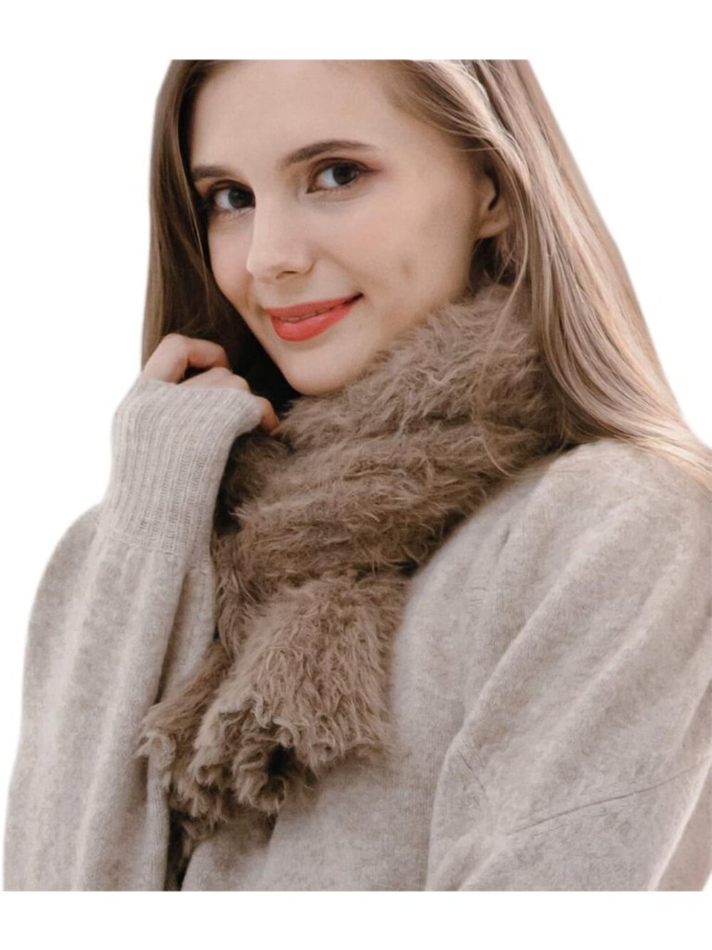 Cozy Faux Fur Infinity Scarf for Women | Stylish Winter Accessory & Gift